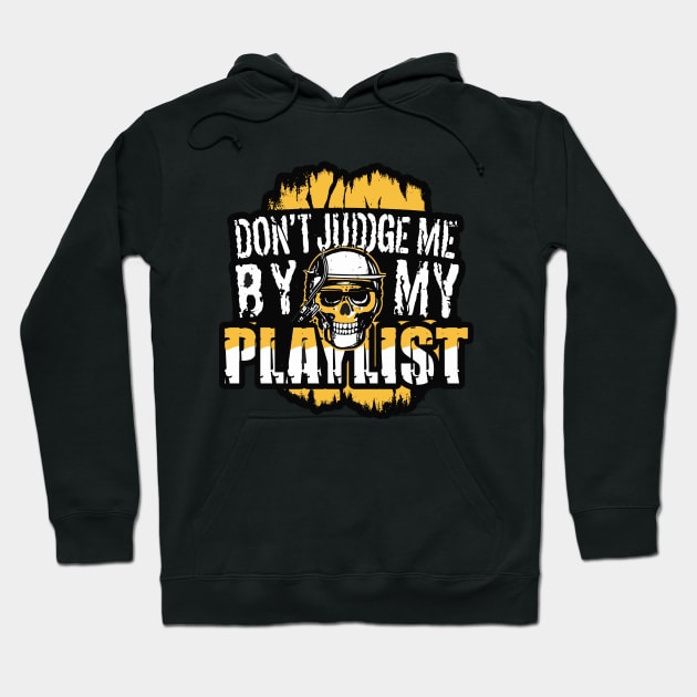 Playlist Power: A Rock Fan’s Declaration Hoodie by diegotorres